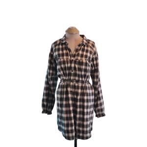 Chelsea & Violet Size S Long Sleeve Cotton Shirt Dress